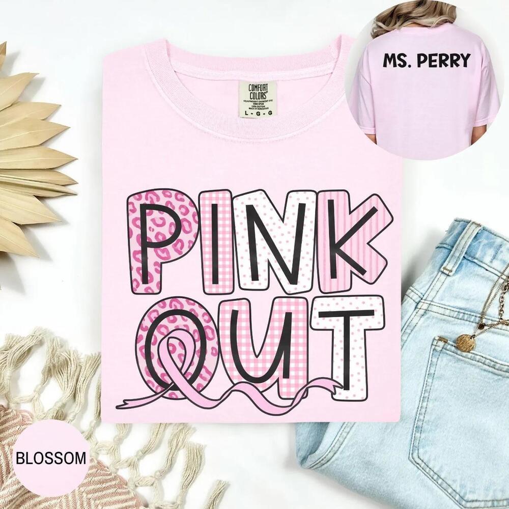 Out Teacher T-Shirt, Awareness Teacher Tee 2 Sided